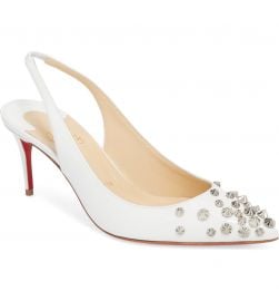 Christian Louboutin Drama Spike Slingback Pump   Nordstrom at Nordstrom